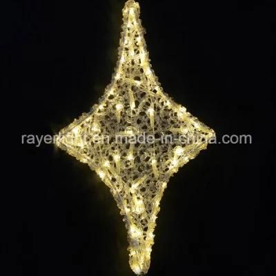 LED Rhombus Shape 2D Motif Lights Christmas Gift Decoration