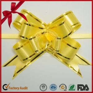 PP Golden Line Wired Ribbon Butterfly Pull Bow