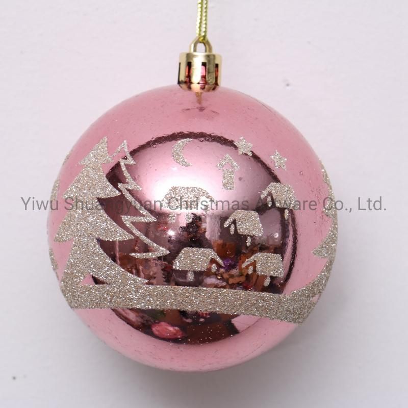 Artificial Christmas Hanging Balls for Holiday Wedding Party Decoration Supplies Hook Ornament Craft Gifts