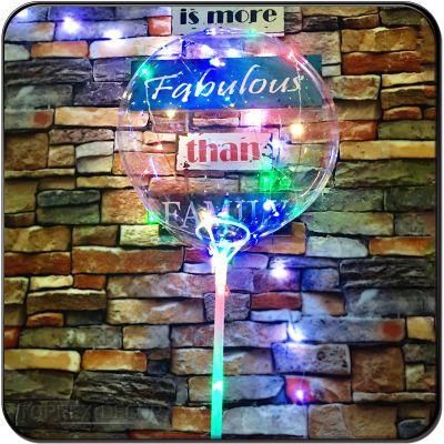 Party and Event Decoration Glowing Air Balloon Flashing LED Globos