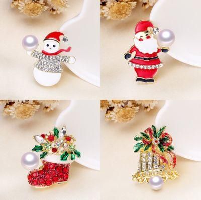 Christmas Series Brooch Lovely Santa Dripping Christmas Trend Brooch