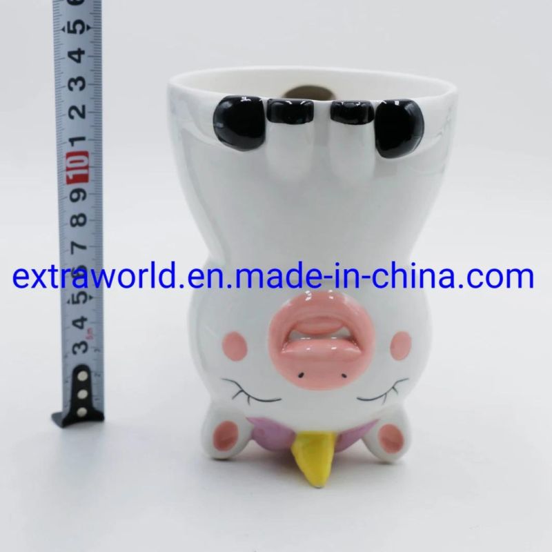 Promotion Factory Price Ceramic Coffee 3D Cute Animal Mug