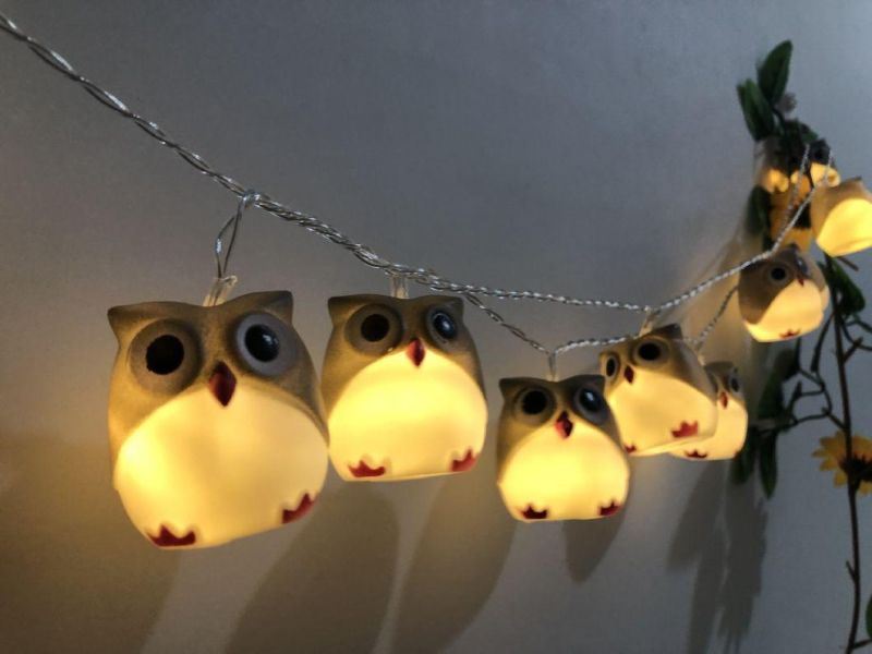 LED Decoration Owl String Lights for Christmas and Thanksgiving Decoration String Light