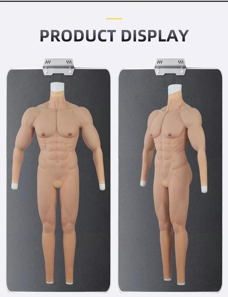 Boyi Silicone Macho Abdominal Muscles Full Body Suit Costume for Cosplay Anime Masquerade