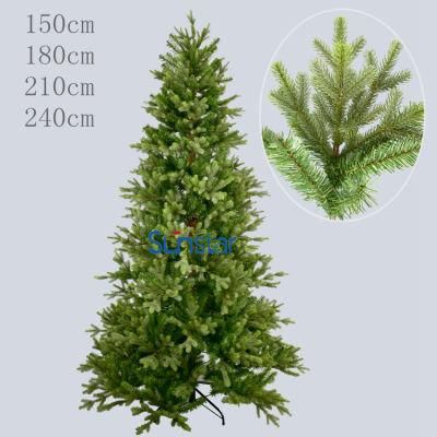 Artificial Christmas Tree Plastic+PVC Noble Fir Tree Plant for Christmas Holiday Decoration (49385)