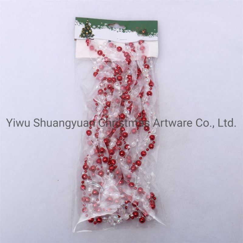 Pearl Beads Fishing Line Chain Pearls Garland for Christmas Tree Decoration Party Decoration Party Supplies