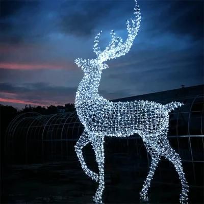 High Quality Life Size Motif Light Christmas Deer for Sale
