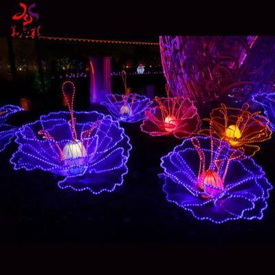 Customized Handmade Christmas Outdoor Christmas Decoration Slower LED Motif Lights