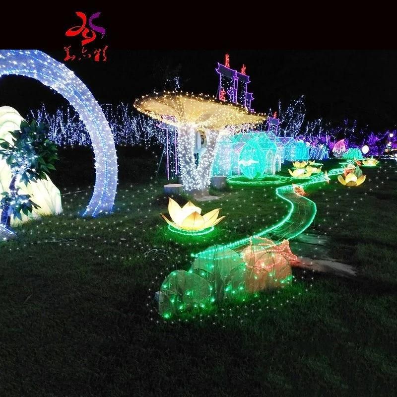 Newest Products Customized Christmas Decorate Windmill Sailing Shape Motif Lighting
