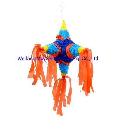 Neon Star Pinata Large Size Pinata Party and Wedding Decoration Colorful Pinata
