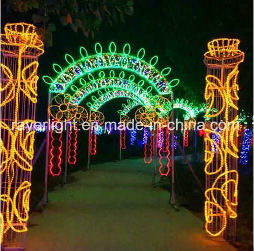 LED Outdoor Light Spiral 10m Christmas Trees Lights for Holiday Project