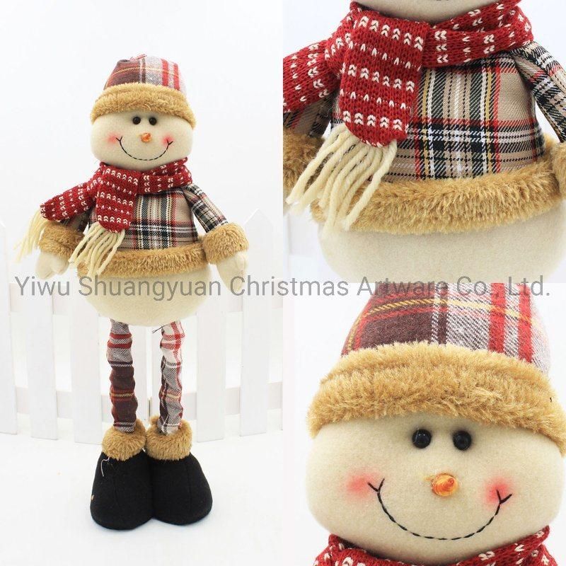 Amazon Hotsale Christmas Snowman Ornament Hanging Snowman Decoration Doll Christmas Tree