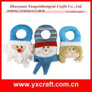 Christmas Decoration (ZY14Y533-1-2-3) Christmas Door Handle Hanger Decoration Chinese Item