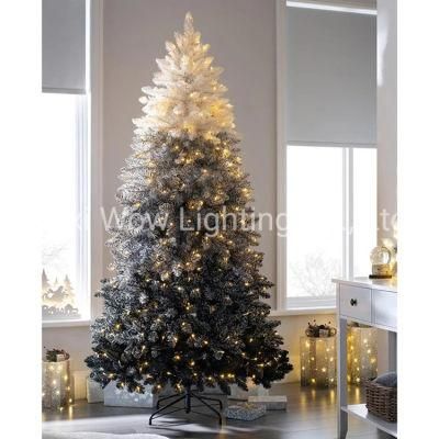 Ombre Christmas Tree with Chasing Warm LED Lights 6 FT 1.8 M