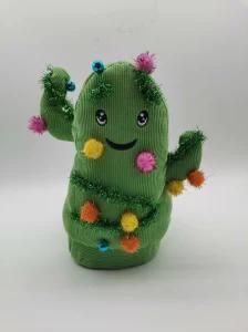 Cactus Stuffed Animal Plush Toy with The Bell Pompom