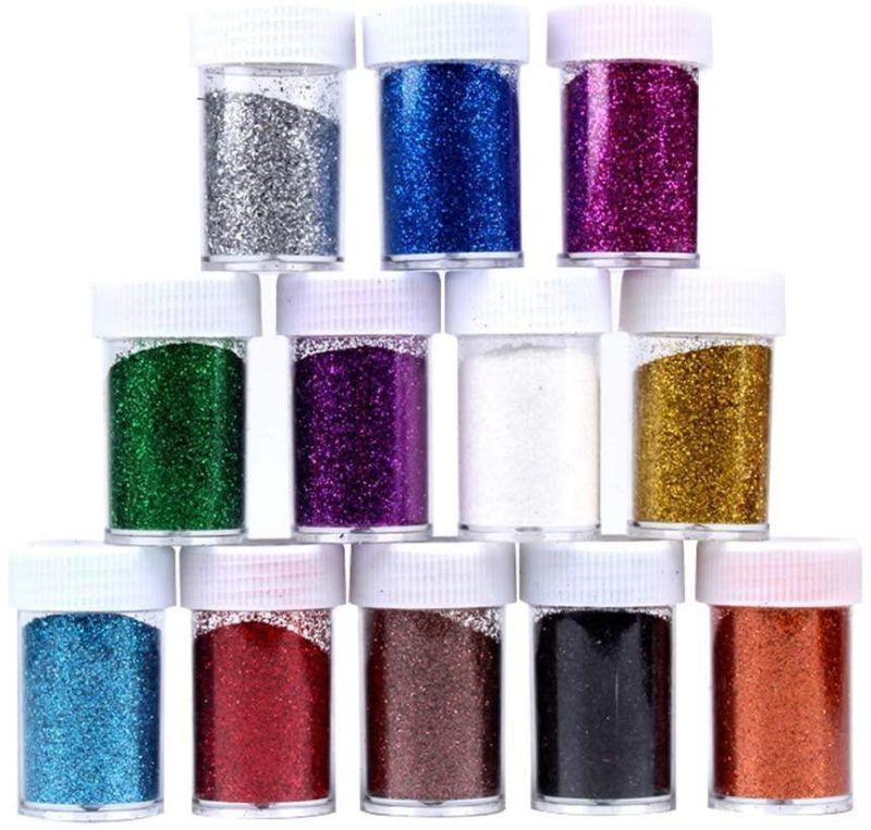 Factory Bottle Packed Color Glitter Powder