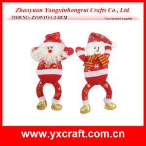 Christmas Decoration (ZY14Y173-1-2 32CM) Christmas Standing Santa Custom Suit