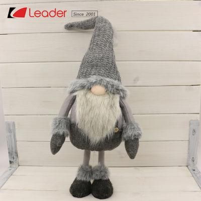 Exquisite Woolen Yarn Fabric Sewing Gnome Craft for Christmas Gifts and Home Decoration, OEM Nordic Plush Dolls Are Welcomed