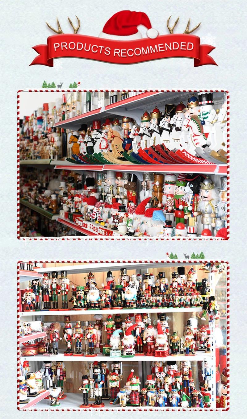 High-Quality 30cm Christmas Decoration Supplies Shining Myth Soldier Nutcracker