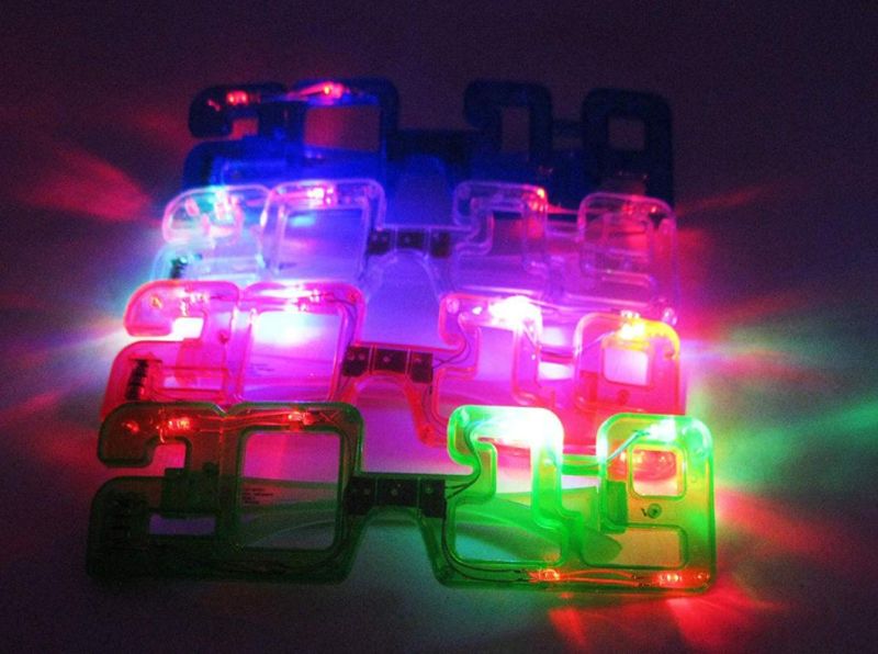 Happy New Years LED Light up Flashing Glasses