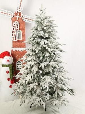 Hot Sell Decorative Flocked Snowing Artificial Christmas Tree