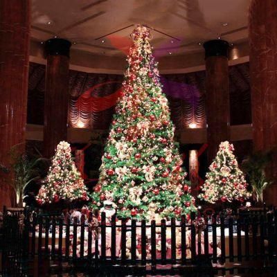 PVC Artificial Decorated RGB Program with Music Christmas Tree