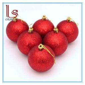Wholesale Handmade Colorful Plastic Balls for Christmas Tree Decoration