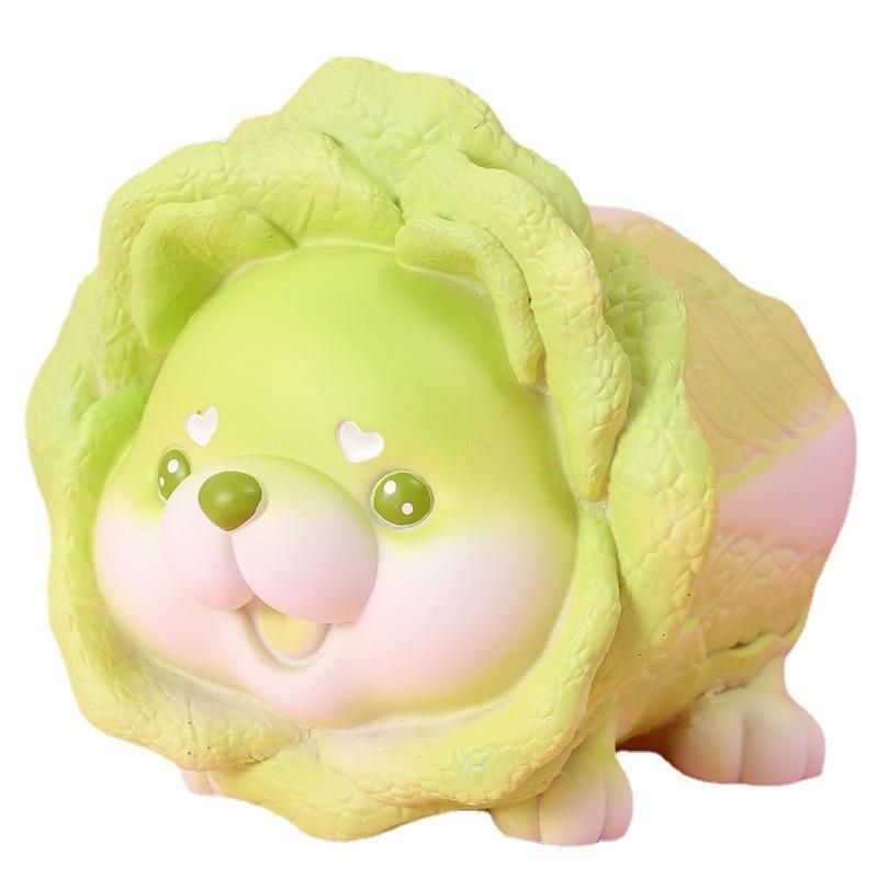 Cute Vegetable Dog Birthday Gift Toy Hot Selling Resin Ornament