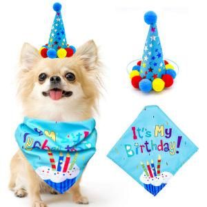 Cats and Dogs Birthday Scarf Hat Pets Holiday Party Decorations