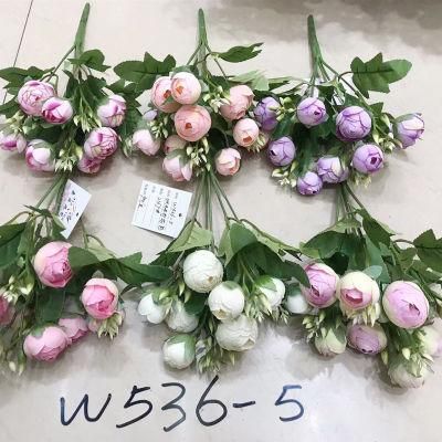 Factory Supplies Beautiful Color Artificial Flower Bouquet