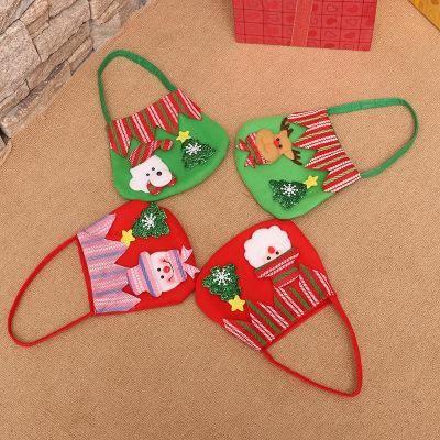 Wholesale Christmas Decoration Candy Bag Christmas Santa Claus Gift Bag