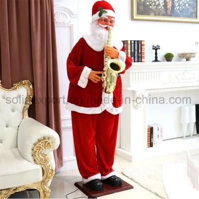 Christmas Gift Decoration Electric Saxophone Dancing Father Christmas