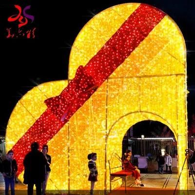 LED 3D Arch Door Decoraions for Holiday Outdoor Lights