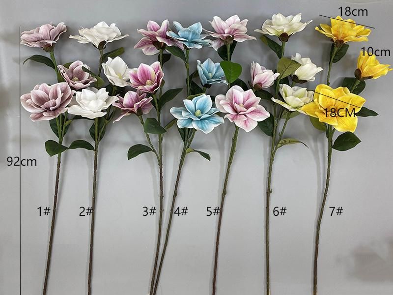 Real Touch Artificial Flower Magnolia Flower for Artificial Flower Tree