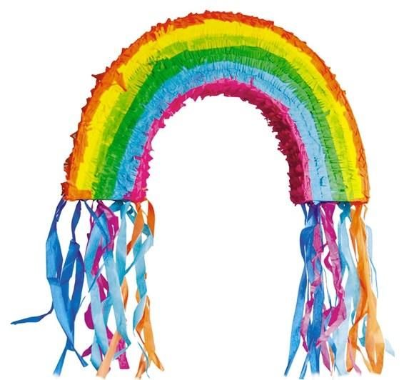 Rainbow Shape Pinata Birthday Party Decoration Hanging Party Pinata with Cheap Price