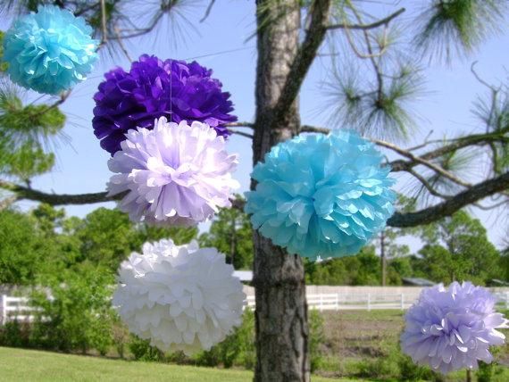 Wedding Decoration Tissue POM POM Flower Balls