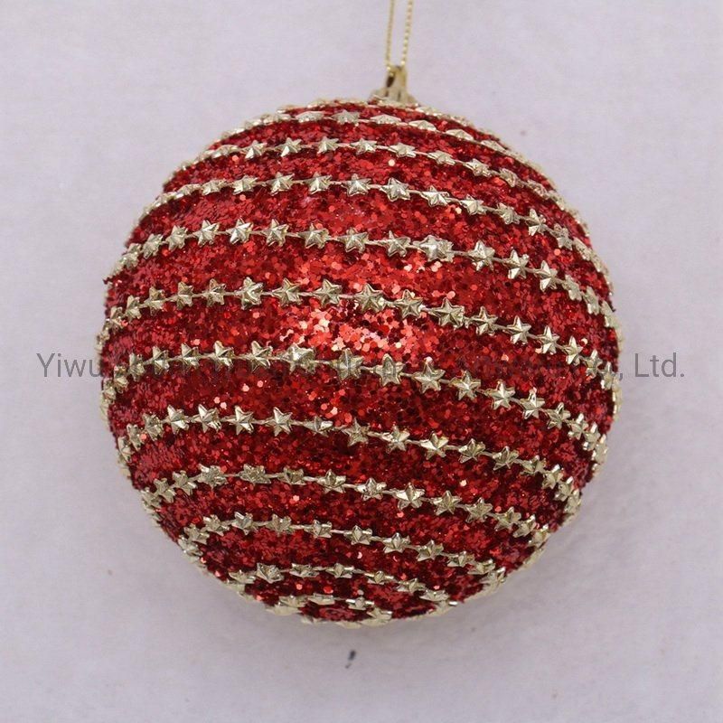 Christmas Foam Ball Decoration for Holiday Wedding Party Decoration Hook Ornament Craft Gifts