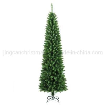 Dense Green Pointed PVC Pencil Christmas Tree