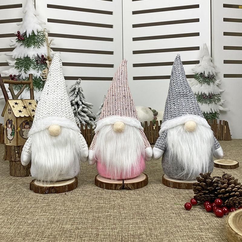 Dropshipping Christmas Home Window Decorations Nordic Style Decorative Dolls