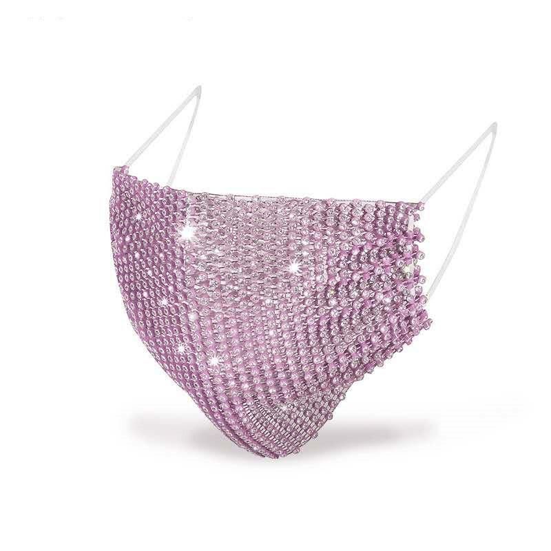Fashion Rhinestone Luxury Diamond Bling Party Mask for Christmas Gifts