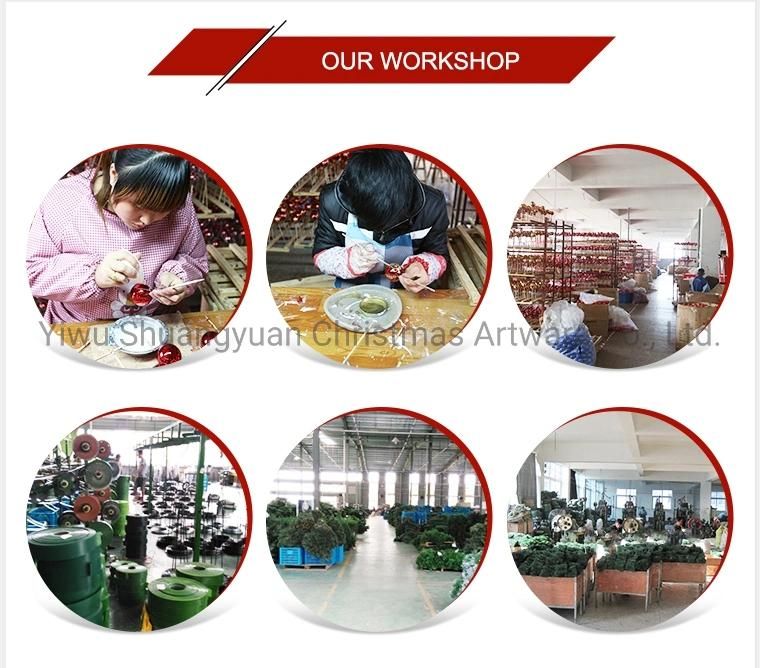 Yiwu BSCI Factory Whole Sale High Class Snow Flocked Green PVC / PE Mixed Artificial Christmas Tree