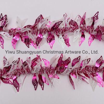 Yiwu Shuangyuan Facotry Direct Sale Cheap Price New Design 200cm Pet Tinsel for Christmas Tree