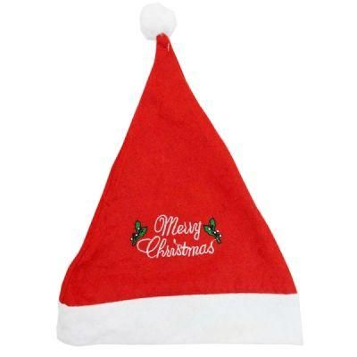 Custom Polyester Printed /Embroidery Santa Hat