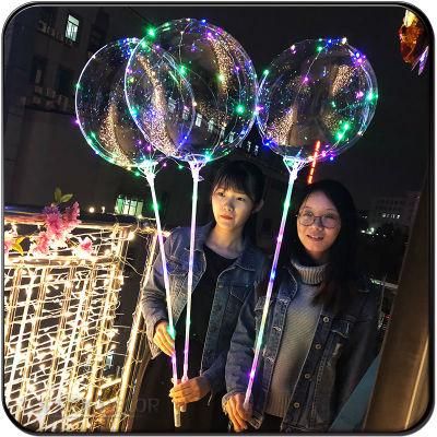 Toprex Valentine&prime; S LED Bobo Balloons with LED Fairy Lights