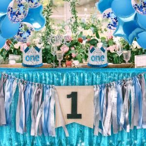 Boy Birthday Banner Party Cake Topper Baby Crown Decoration Amazon