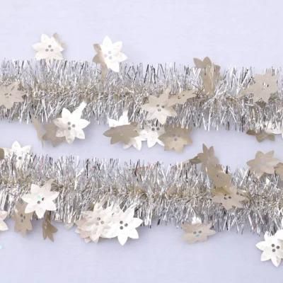 Narrow Christmas Tinsel Christmas Shredded Tinsel Thick Tinsel Garland