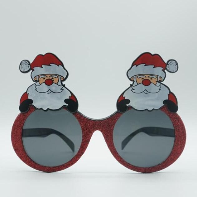 Santa Claus Party Wacky Glasses Christmas Gift Props Holiday Gift Party Supply Christmas Glasses