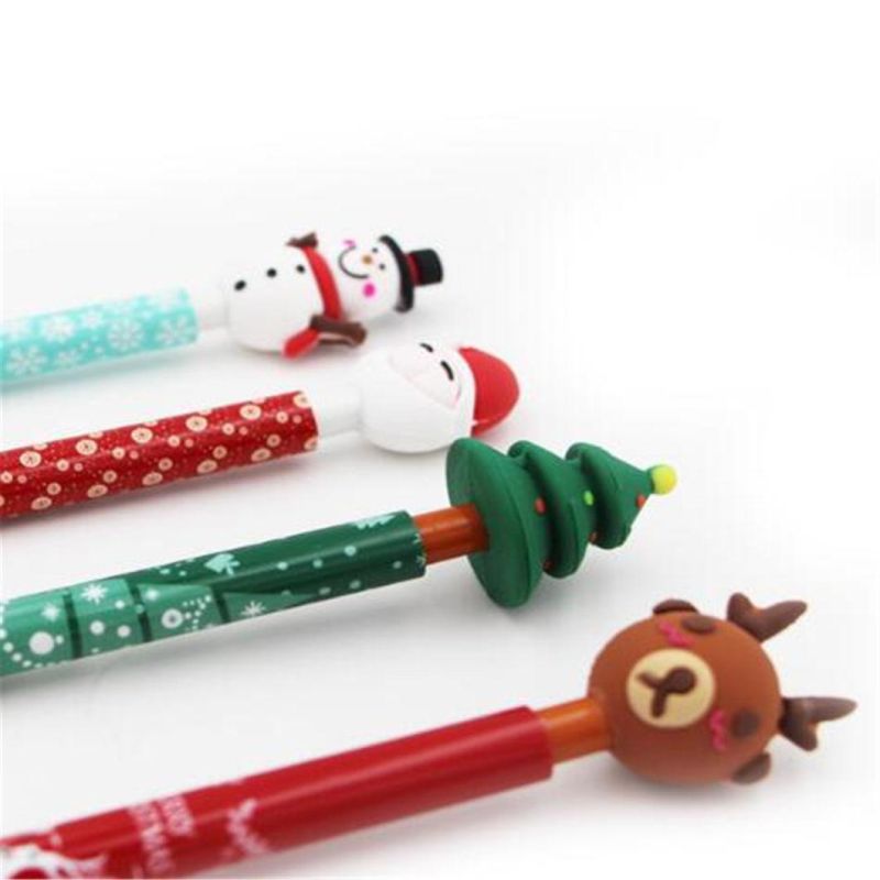 Cartoon Customized Logo Available Christmas Pens