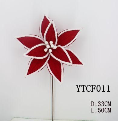 Ytcf011 Red Christmas Floral Picks Flower Arrangement Christmas Gifts