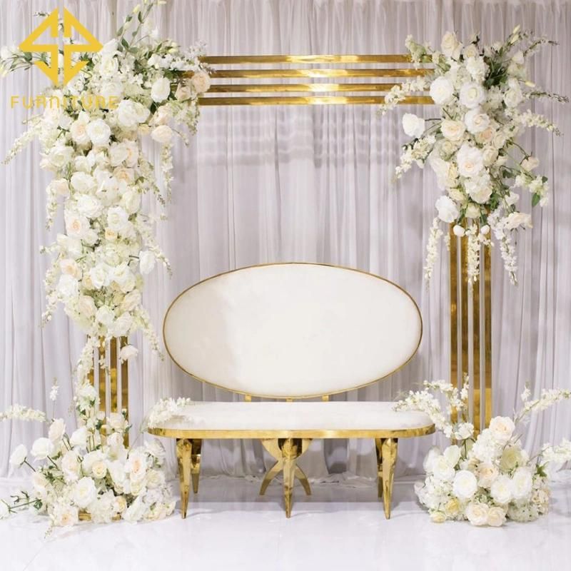 High Quality Round PVC/Acrylic /Metal Backdrops for Wedding Party